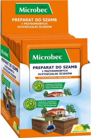 Засіб для септиків та вигрібних ям Microbec 25г (18/ящ)