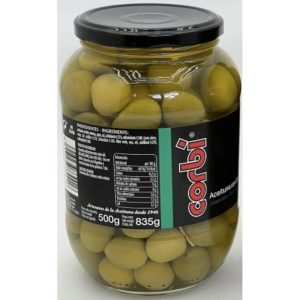 Оливки Corbi гіганти з кісточкою 700г. (0068)
