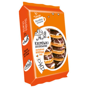 Печиво Kremowki з абрикосовим кремом 330 г