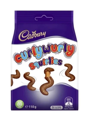 Шоколадні цукерки Cadbury Curlywurly 110 г.