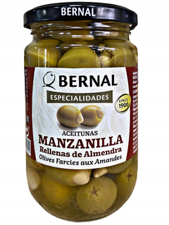 Оливки Bernal з мигдалем, 300 г (2721)