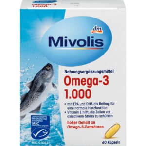 Комплекс вітамінів Mivolis Omega-3 (1.000) (60 таб.)
