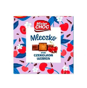 Цукерки Mister Choc зі смаком вишні та шоколаду, 380 г