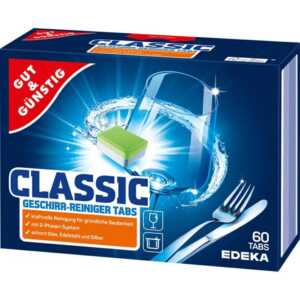 Таблетки для посудомийної машини G&G Classic 60шт (5/ящ) 4311501484951