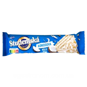 Вафелька Studentska White Kokosowa  31 г.(30 шт/ящ)