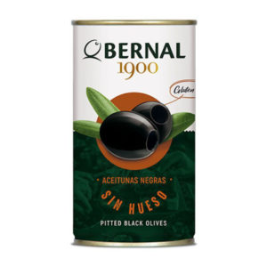 Оливки Bernal чорні без кісточки, 350 г (0328)