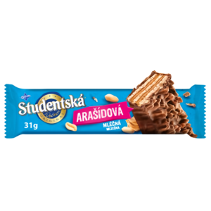 Вафелька Studentska Milk Peanut Butter  31 г.(30 шт/ящ)