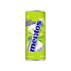 Газований напій Mentos Apple Soda 240 мл.