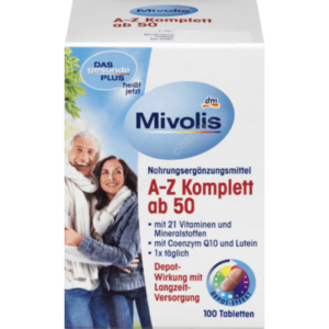 Комплект вітамінів Mivolis A-Z Komplett ab 50 Depot 100шт