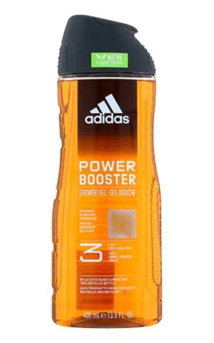 Чоловічий гель для душу Adidas Power Booster 400мл (12/ящ)