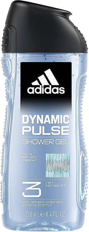 Чоловічий гель для душу Adidas Dymanic Pulse  400мл (12/ящ)