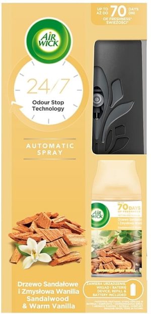 Автоматичний освіжувач повітря Airwick Sandal&Warm Vanilla 250мл