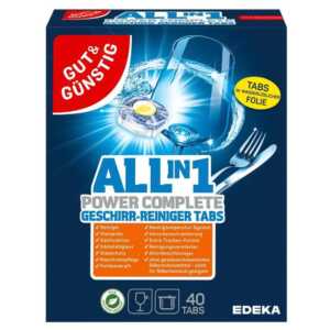 Таблетки для посудомийної машини G&G All in 1 40шт (7/ящ) 4311501732786