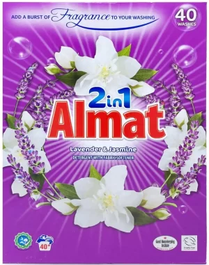 Пральний порошок універсальний Almat Lavander&Jasmine 2.6кг на 40 прань Лаванда-Жасмін