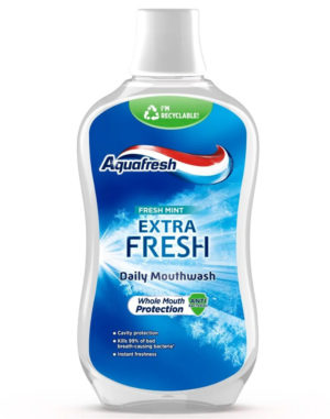 Ополіскувач для ротової порожнини Aquafresh Fresh Mint 500мл (8/ящ) 5000347054303