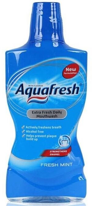 Ополіскувач для ротової порожнини Aquafresh 500мл Fresh Minty