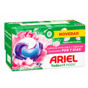 Універсальні капсули для прання Ariel Floral Fresh 18шт (4/ящ)