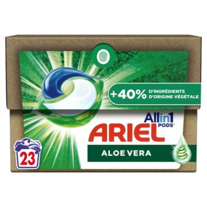Універсальні капсули для прання Ariel Aloe Vera 23шт (4/ящ)