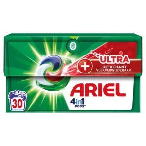 Унівепсальні капсули для прання Ariel Extra 4в1 30шт (4/ящ)