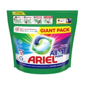 Капсули для кольорового прання Ariel Color 72шт (2/ящ)