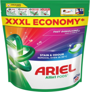 Капсули для кольорового прання Ariel color 4в1 50шт (2/ящ)