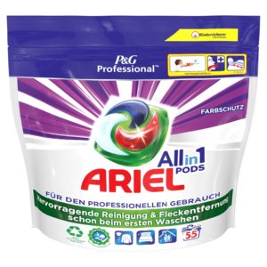 Капсули для кольорового прання Ariel Professional 4в1 Farbschutz 55шт (2/ящ)