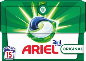 Універсальні капсули для прання Ariel Original 15шт 8700216321471