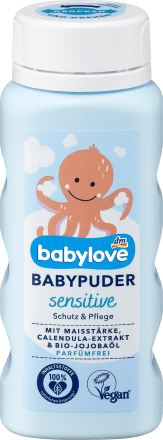 Дитяча пудра Babylove Puder Sensitive 100г