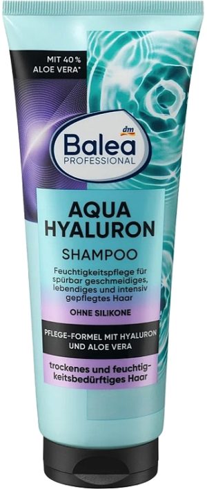 Професійний шампунь зволожуючий для сухого волосся Balea Aqua Hyaluron 250мл 4066447342031