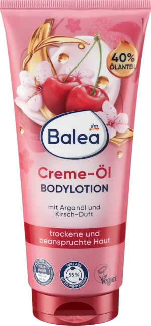 Лосйон для тіла Balea Natural beauty 200мл  Вишня-арганова олія 4066447467598