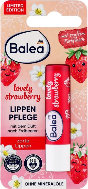 Помада гігієнічна Balea Lovely Strawberry 4066447675085