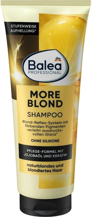 Професійний шампунь для світлого волосся Balea More Blond 250мл 4066447241211