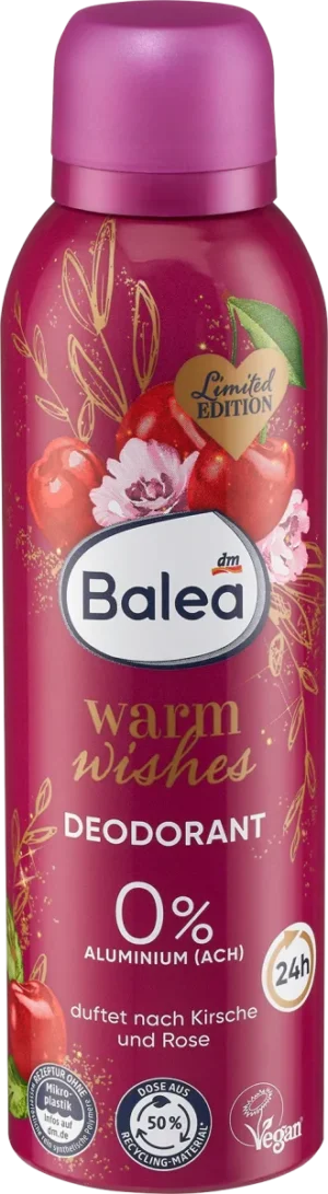 Дезодорант жіночий Balea Warm Wisches 200мл (15/ящ) 4066447600544