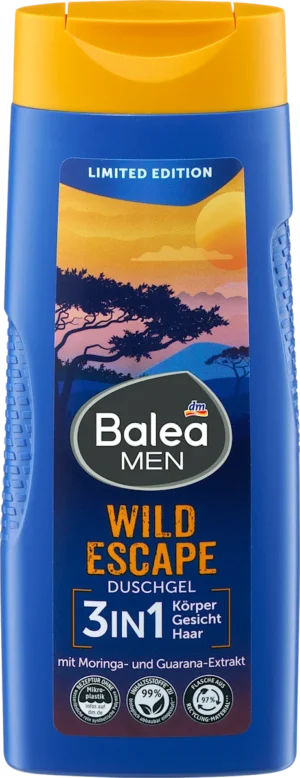 Чоловічий гель для душу Balea Wild Escape 300мл (16/ящ)