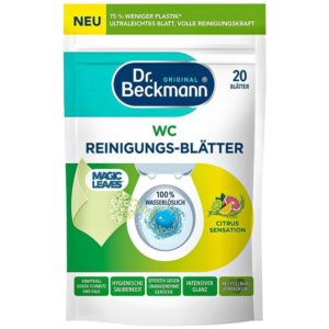 Серветки для чищення WC Dr.Beckmann Reinigungs-Blatter 20шт Citrus (12/ящ) 4008455097015