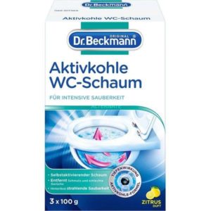 Засіб для чищення туалету Dr.Beckmann Aktivkohle Wc- Schaum 3*100г