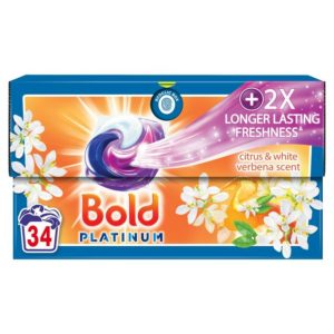 Універсальні капсули для прання Bolt Citrus&White Verbena 34шт (4/ящ)