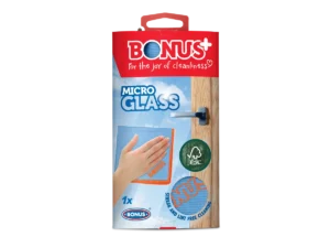 Ганчірка Bonus Mirco Glass мікрофібра для скла 35*35см 5997844301477