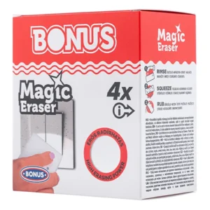 Губка меламінова Bonus Magic Eraser 4шт 5997844303488
