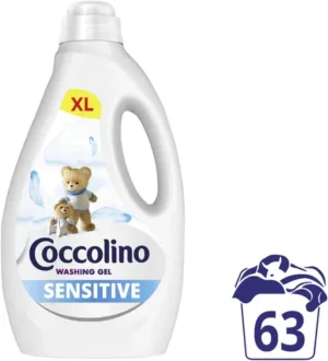 Гель для делікатного прання Coccolino Sensetive 2.52л на 63 прання ( 3/ящ )