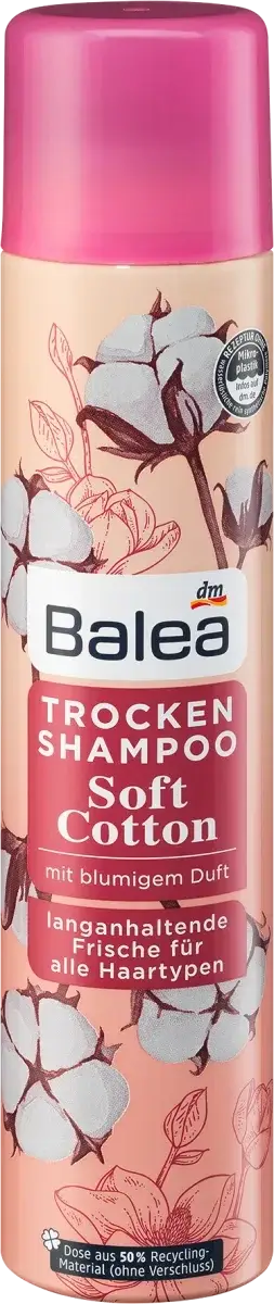 Сухий шампунь Balea Trocken Soft Cotton 200мл
