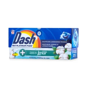 Універcальні капсули для прання Dash 4в1 + Lenor Cotton 26 шт (4/ящ) 8700216806275
