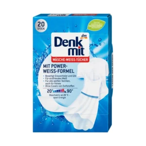 Серверки для білого прання Denkmit Weiss Tucher 20шт