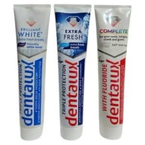 Набір зубних паст Dentalux Complete,Extra Fresh,Brilliant White 3*125мл (15/ящ)