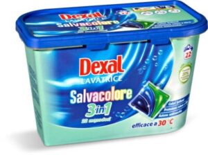 Капсули для кольорового прання  Dexal Lavatrice Salvacolore 22шт