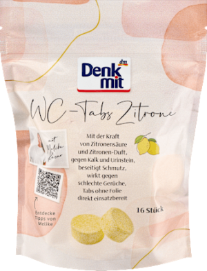 Таблетки для чистки унітазу Denkmit Wc Tabs Citrone 16шт (10/ящ) 4067796095357