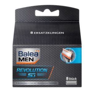 Запасні касети для гоління на 5 лез Balea Revolution 8шт