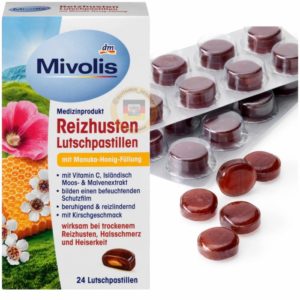 Льодяники проти кашлю Mivolis Reizhusten 24шт