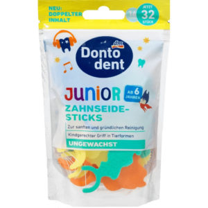 Флос-зубочистки для дітей Dontodent Junior 32шт