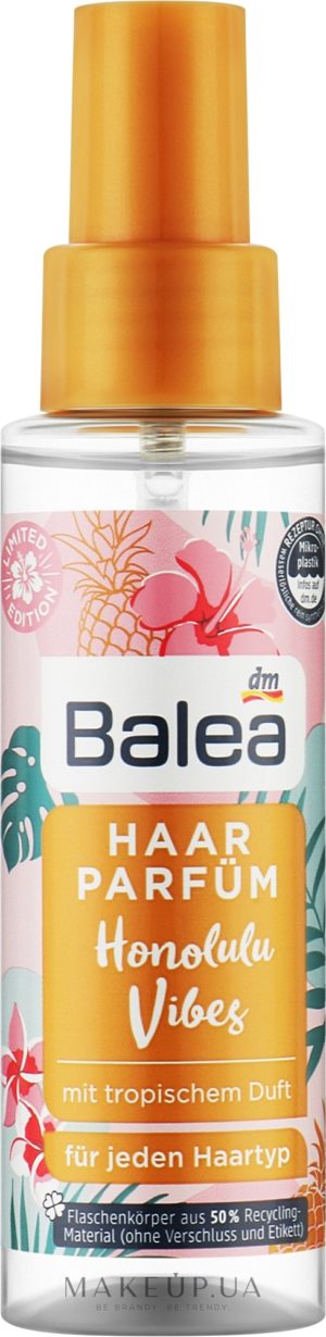 Парфумований спрей для волосся Balea Haar Parfum Honolulu Vibes 100мл